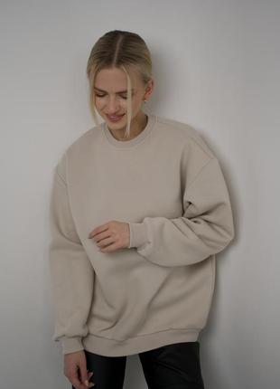 Свитшот женский на флисе one size (xs-l)