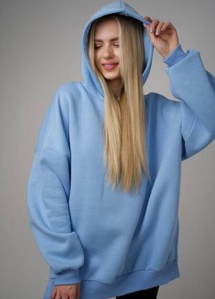 Худи женское на флисе one size (xs-l)