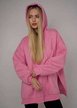 Худи женское на флисе one size (xs-l)