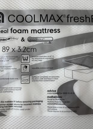 Дитячий матрац марки «mothercare»