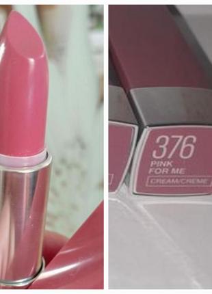 Новая! # 376 губная помада maybelline new york мейбелин мейбелин. оригинал. батч- код!