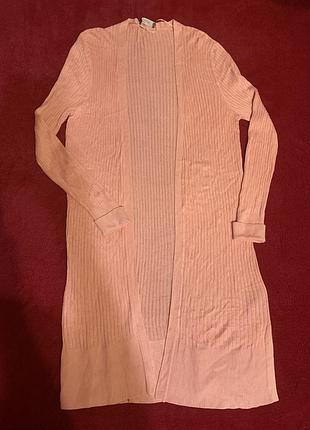 Кардиган в рубчик