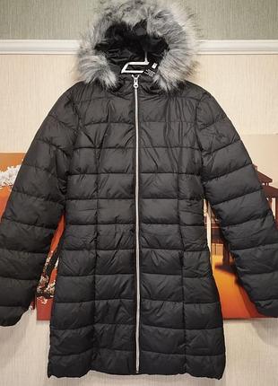 💣классная💣 удлиненная черная куртка esmara, p. xs/32-34, на укр. р. 38-42. есть замеры