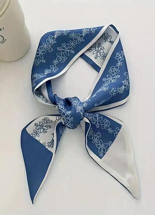 Сатинова стрічка твіллі на сумку для волосся на шию шарфик платок косинка хустка аксессуар