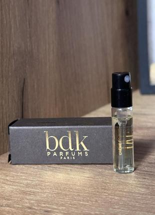 Bdk parfums crème de cuir фирменный пробник 2 мл