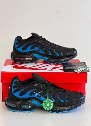 Nike air max tn plus black blue, кроссовки мужские найк аир макс, кроссовки мужественный найк тн4 фото