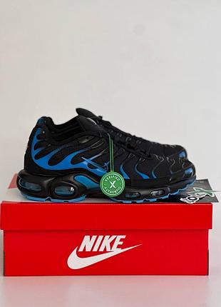 Nike air max tn plus black blue, кроссовки мужские найк аир макс, кроссовки мужественный найк тн7 фото