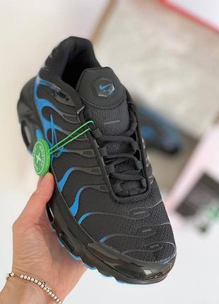Nike air max tn plus black blue, кроссовки мужские найк аир макс, кроссовки мужественный найк тн9 фото