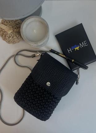 Міні сумка вʼязана ручна робота
