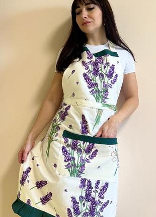 Фартух тефлоновий водовідштовхуючий лаванда