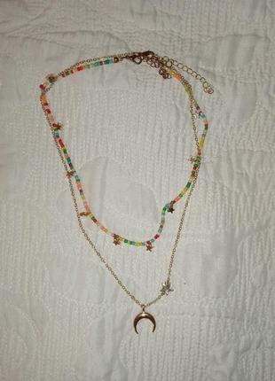 Ожерелье из двух частей 🌙✨