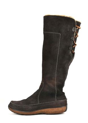 Timberland оригінал жіночі високі ботфорти черевики чоботи зимові замшеві розмір 40