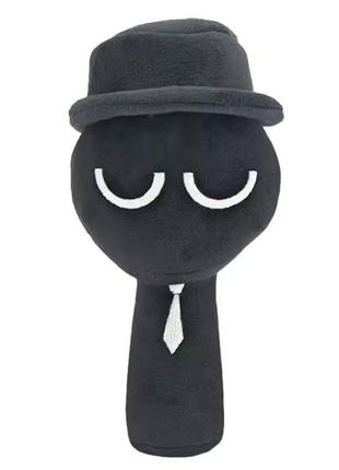 Блэк спроучные мягкая игрушка инкредибокс sprunki toy incredibox black