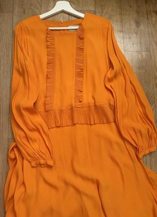 Неймовірна апельсинова сукня / плаття
