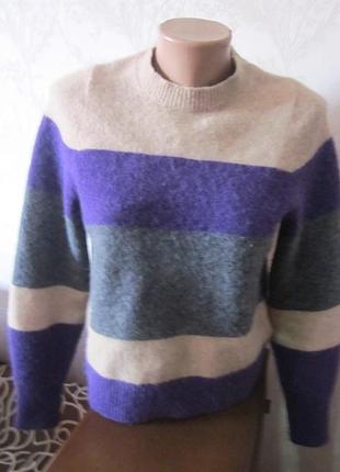 Теплый свитер cos размер xs. шерсть яка, альпака, полиамид.