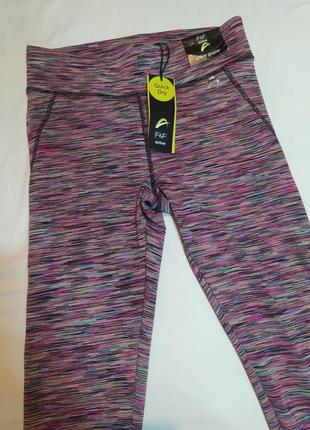Спортивные лосины f&f. новые!