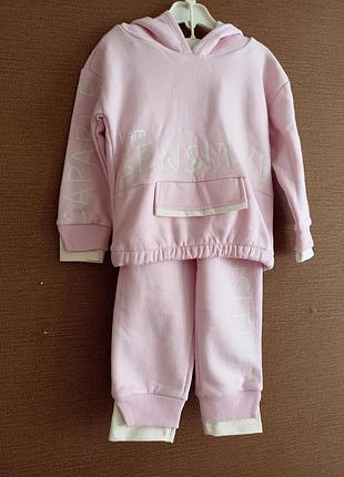 Новый спортивный костюм на флисе на девочку