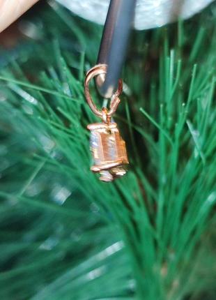 Кулон  (білий камінець)
форма ромб 2