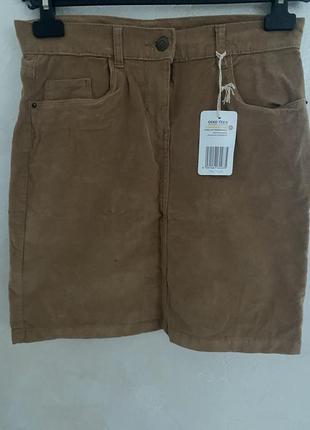 Юбка вельветовая