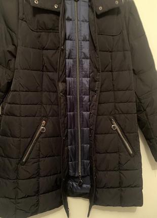 Новый пуховик c  капюшоном gil bret германия р. 44/xl, 2xl