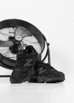 New balance 9060 triple black 4