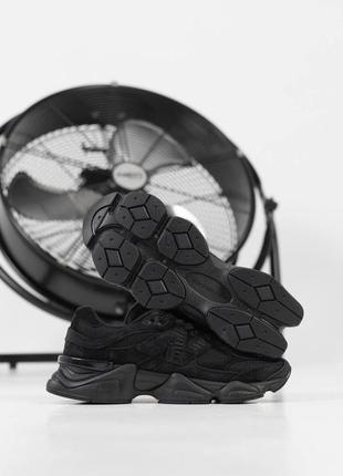 New balance 9060 triple black 6