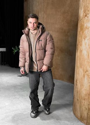 Previous next пуховик коричневий зимовий