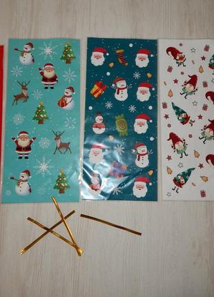 Різдвяні пакети для упаковки подаруків, цукерок