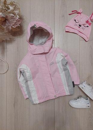 Демісезонна куртка для дівчинки 🎀 86-92см impidimpi спортивна