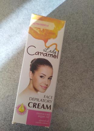 Крем для депиляции лица lady caramel