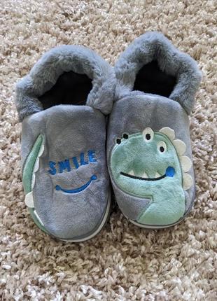 Сірі капці тапочки нові устілка 20.5см