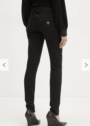 Джинсы скинни новые guess mlo оригинал бренд узкие skinny черные джинсы размер s,m указан размер 38