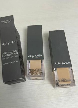 Жидкая тональная основа с spf 35 от alix avien