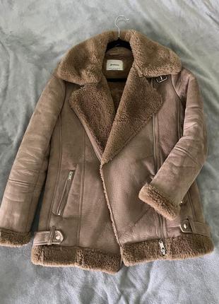 Дубленка stradivarius