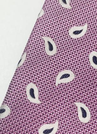 Люксова, вінтажна, оригінальна, шовкова краватка ermenegildo zegna.2 фото