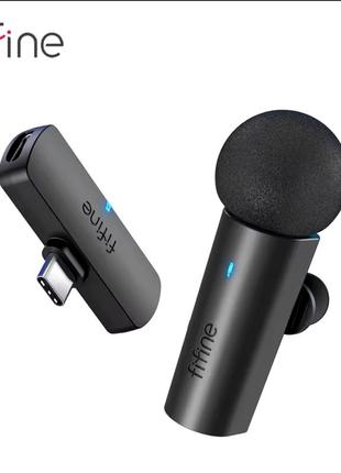 Fifine m6 петличный микрофон