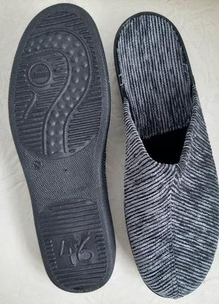 Мужские вельветовые тапочки молдавские 👍 46размер👍тм флоаре