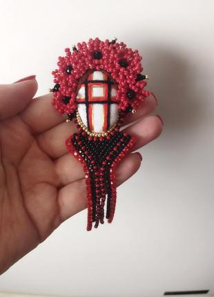 Брошка мотанка