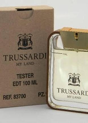 Оригінал trussardi my land 100 ml tester туалетна вода