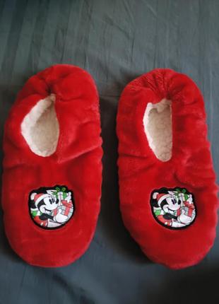 Disney микки маус тапочки мягкие