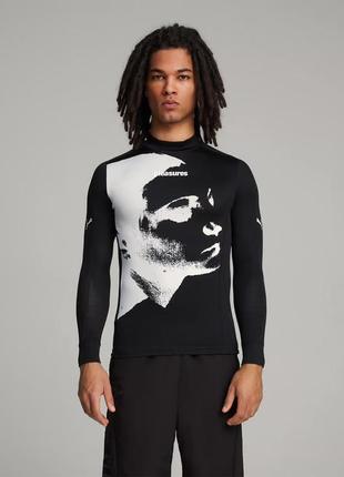 Мужской свитшот лонгслив puma x pleasures 624097-01 оригинал