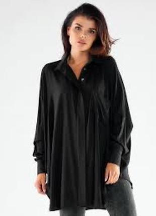 Жіноча чорна сорочка
