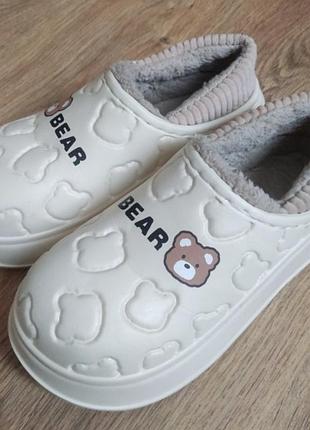 Хлопковые нескользящие тапочки, 42