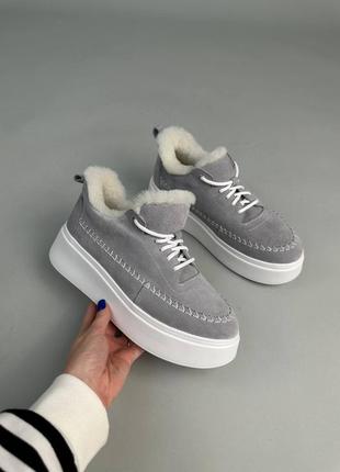 Ботинки женские короткие натуральная замша цвета в наличии