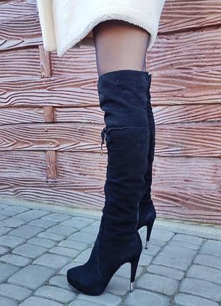 Ботфорты женские высокие сапоги