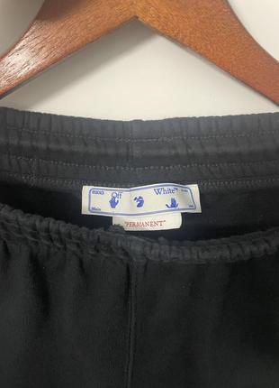 Брюки off-white caravaggio diag track pants оригинал4 фото