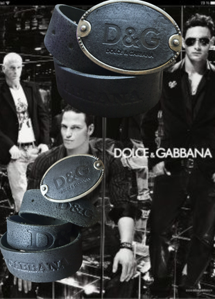 Кожаный ремень d&g. 115