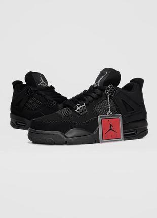 Кросівки nike air jordan 4 retro black