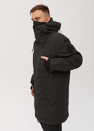 Парка бозо, чорний (кіберпанк)