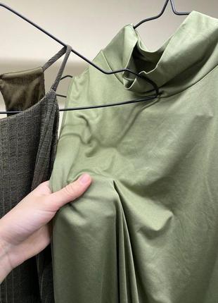 Два платья вместе, цвет хаки, короткие платья, стильные платья, платье, платье4 фото